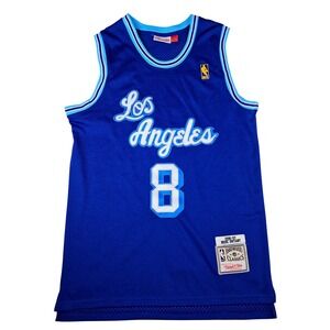 Mitchell & Ness Kobe Bryant 1996-97 Lakers Blue Jersey Mens Medium 40 NBA 8